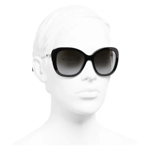 Chanel - Square Sunglasses - Black Gray - Eyewear - Avvenice^ Sunglasses & Eyewear