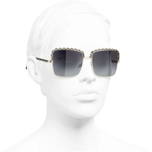 Chanel - Square Sunglasses - Gray Gradient - Eyewear - Avvenice^ Sunglasses & Eyewear