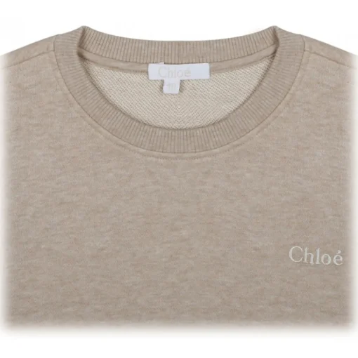Chlo\u00e9 Chloé - Beige Detail Dress - Chloé Exclusive Luxury Collection - Avvenice