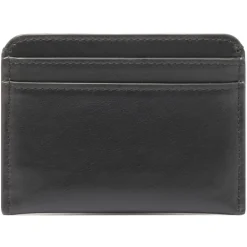 Chlo\u00e9 Chloé - Black Embroidered-Logo Leather Cardholder - Chloé Exclusive Luxury Collection - Avvenice