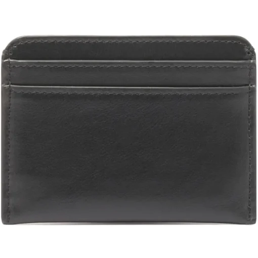 Chlo\u00e9 Chloé - Black Embroidered-Logo Leather Cardholder - Chloé Exclusive Luxury Collection - Avvenice