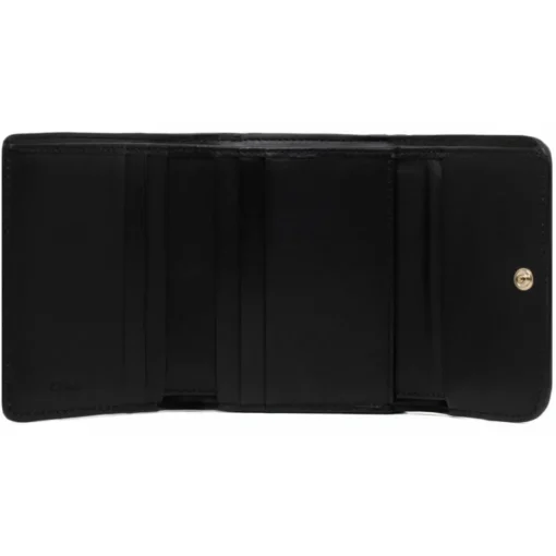 Chlo\u00e9 Chloé - Black Sense Small Wallet - Chloé Exclusive Luxury Collection - Avvenice