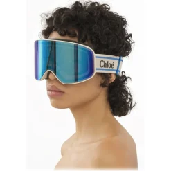 Chlo\u00e9 Eyewear Chloé - Cassidy Ski Goggles - Ivory Blue - Chloé Eyewear - Avvenice
