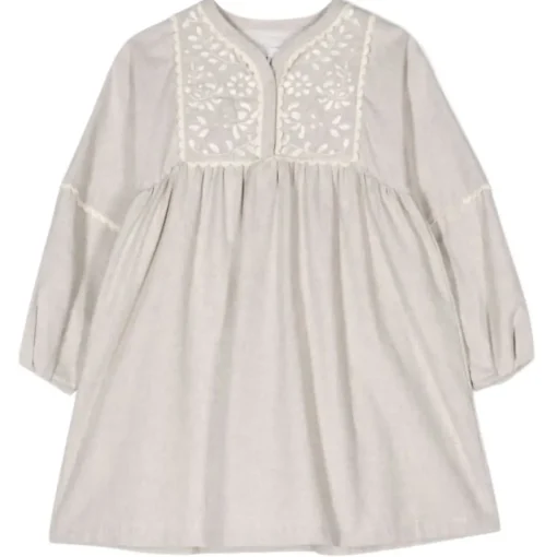 Chlo\u00e9 Chloé - Chine Beige Kids Dress - Chloé Exclusive Luxury Collection - Avvenice^ Dresses