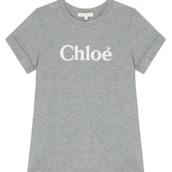 Chlo\u00e9 Chloé - Kids Grey T-Shirt - Chloé Exclusive Luxury Collection - Avvenice^ T-shirt