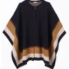Chlo\u00e9 Chloé - Kids Navy Blue Logo Knitted Cape - Chloé Exclusive Luxury Collection - Avvenice^ Jackets