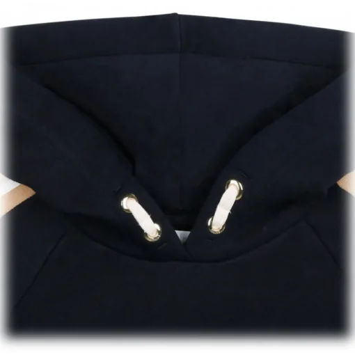 Chlo\u00e9 Chloé - Navy Blue and Multicolour Appliqué Logo Dress - Chloé Exclusive Luxury Collection - Avvenice^ Dresses