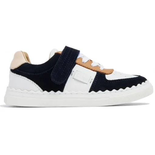 Chlo\u00e9 Chloé - Navy Blue Kids Sneakers - Chloé Exclusive Luxury Collection - Avvenice^ Shoes