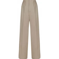 Chlo\u00e9 Chloé - Pearl Beige Sartorial Trousers - Chloé Exclusive Luxury Collection - Avvenice^ Trousers