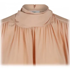 Chlo\u00e9 Chloé - Sand Brown Boxy Blouse - Chloé Exclusive Luxury Collection - Avvenice^ Shirts