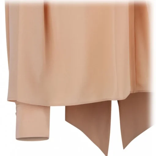 Chlo\u00e9 Chloé - Sand Brown Boxy Blouse - Chloé Exclusive Luxury Collection - Avvenice^ Shirts