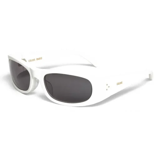 C\u00e9line Eyewear Céline - 06 Sunglasses in Acetate - White - Sunglasses - Céline Eyewear - Avvenice