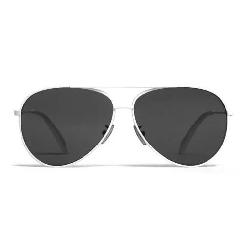 C\u00e9line Eyewear Céline - Aviator Sunglasses in Metal 01 - Optic White Smoke - Sunglasses - Céline Eyewear - Avvenice