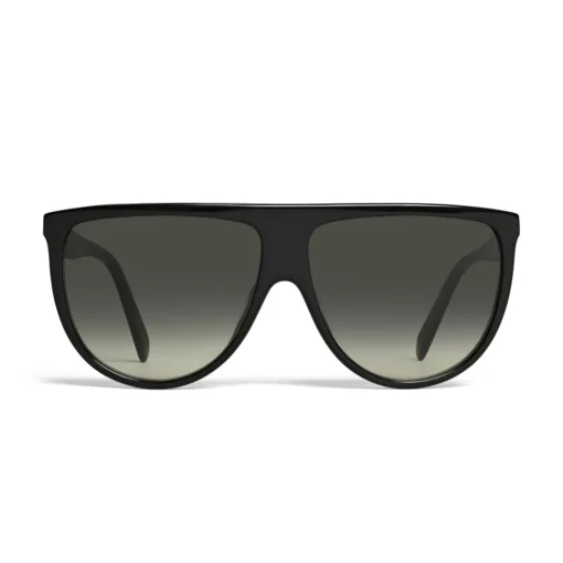 C\u00e9line Eyewear Céline - Aviator Sunglasses in Acetate - Black Slim - Sunglasses - Céline Eyewear - Avvenice