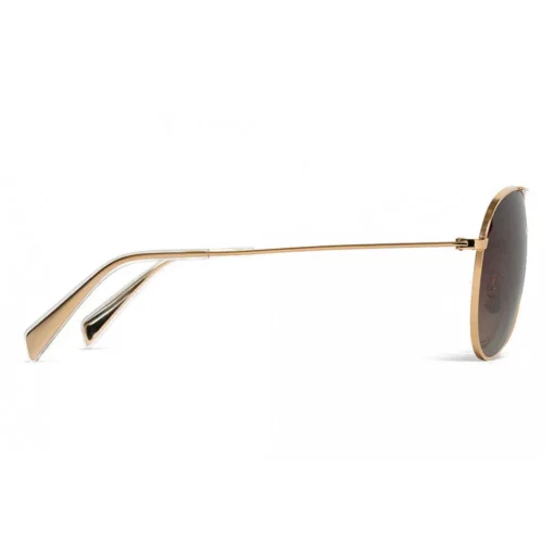 C\u00e9line Eyewear Céline - Aviator Sunglasses in Metal 01 - Gold Polarized - Sunglasses - Céline Eyewear - Avvenice
