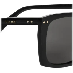 C\u00e9line Eyewear Céline - Black Frame 19 Sunglasses in Acetate - Black - Sunglasses - Céline Eyewear - Avvenice