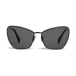 C\u00e9line Eyewear Céline - Butterfly Sunglasses in Metal - Black - Sunglasses - Céline Eyewear - Avvenice