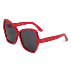 C\u00e9line Eyewear Céline - Butterfly Sunglasses in Acetate and Crystals - Red - Sunglasses - Céline Eyewear - Avvenice