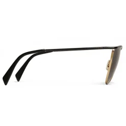 C\u00e9line Eyewear Céline - Cat Eye Sunglasses in Metal 08 X Andy  - Black Gold Smoke - Sunglasses - Céline Eyewear - Avvenice