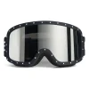 C\u00e9line Eyewear Céline - Celine Ski Mask in Plastic with Metal Studs & Mirror Lenses - Black - Sunglasses - Céline Eyewear - Avvenice