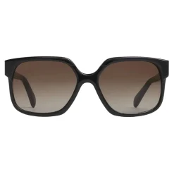 C\u00e9line Eyewear Céline - Maillon Triomphe 02 Sunglasses in Acetate - Black - Sunglasses - Céline Eyewear - Avvenice