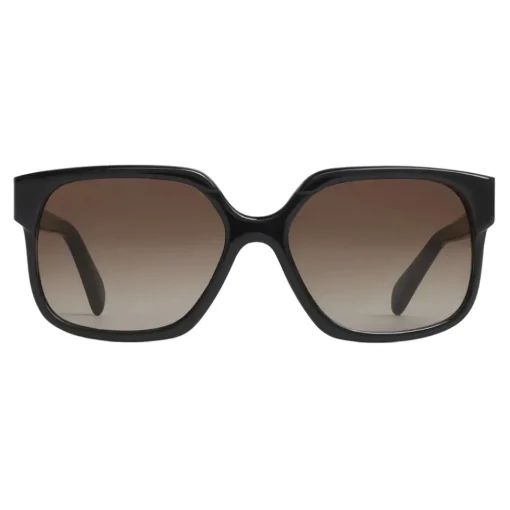 C\u00e9line Eyewear Céline - Maillon Triomphe 02 Sunglasses in Acetate - Black - Sunglasses - Céline Eyewear - Avvenice