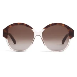 C\u00e9line Eyewear Céline - Maillon Triomphe 01 Sunglasses in Acetate - Havana Transparent Grey - Sunglasses - Céline Eyewear - Avvenice