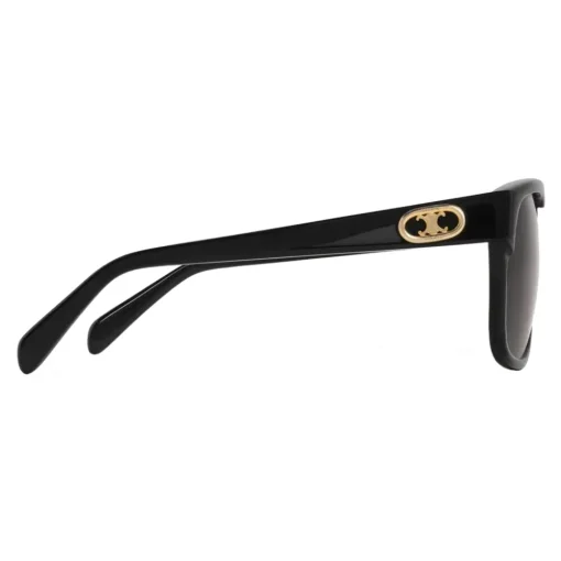 C\u00e9line Eyewear Céline - Maillon Triomphe 02 Sunglasses in Acetate - Black - Sunglasses - Céline Eyewear - Avvenice