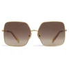 C\u00e9line Eyewear Céline - Metal Frame 09 Sunglasses in Metal - Gold Gradient Grey - Sunglasses - Céline Eyewear - Avvenice