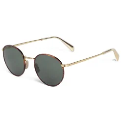 C\u00e9line Eyewear Céline - Metal Frame 06 Sunglasses in Metal - Havana Green - Sunglasses - Céline Eyewear - Avvenice