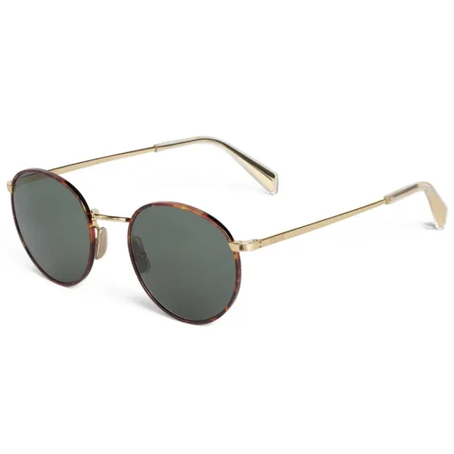 C\u00e9line Eyewear Céline - Metal Frame 06 Sunglasses in Metal - Havana Green - Sunglasses - Céline Eyewear - Avvenice