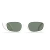 C\u00e9line Eyewear Céline - Oval Cay-Eye Sunglasses in Acetate - White - Sunglasses - Céline Eyewear - Avvenice