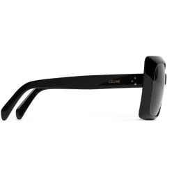 C\u00e9line Eyewear Céline - Oversize Sunglasses in Acetate - Black - Sunglasses - Céline Eyewear - Avvenice