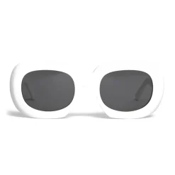 C\u00e9line Eyewear Céline - Oversized Oval Sunglasses in Acetate - White - Sunglasses - Céline Eyewear - Avvenice