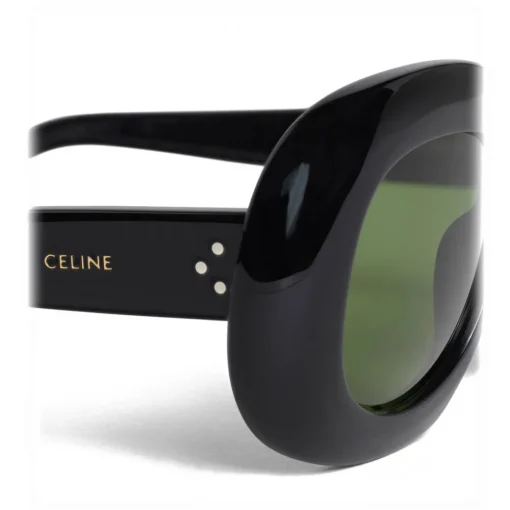 C\u00e9line Eyewear Céline - Oversized Oval Sunglasses in Acetate - Black - Sunglasses - Céline Eyewear - Avvenice