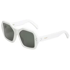C\u00e9line Eyewear Céline - Oversized Sunglasses in Acetate - White - Sunglasses - Céline Eyewear - Avvenice