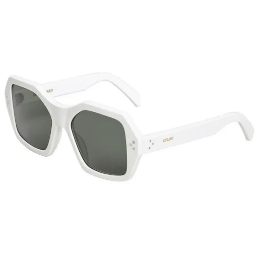 C\u00e9line Eyewear Céline - Oversized Sunglasses in Acetate - White - Sunglasses - Céline Eyewear - Avvenice