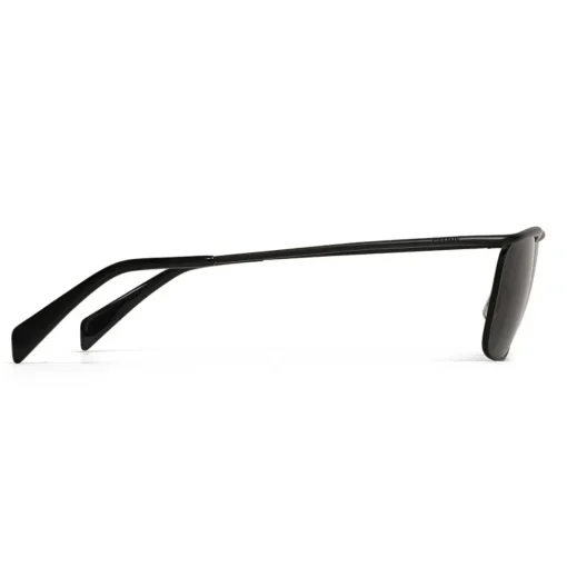 C\u00e9line Eyewear Céline - Rectangular Sunglasses in Metal 07 Robbie - Black Smoke - Sunglasses - Céline Eyewear - Avvenice