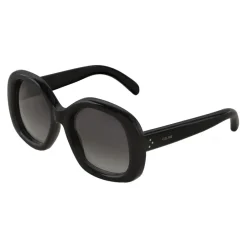 C\u00e9line Eyewear Céline - Round S163 Sunglasses in Acetate - Black - Sunglasses - Céline Eyewear - Avvenice
