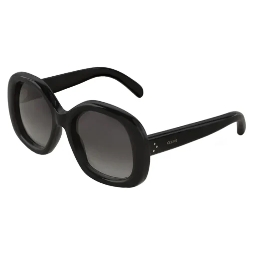 C\u00e9line Eyewear Céline - Round S163 Sunglasses in Acetate - Black - Sunglasses - Céline Eyewear - Avvenice