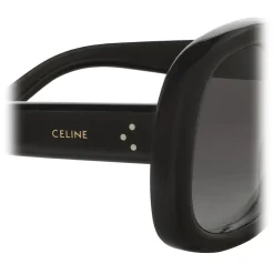 C\u00e9line Eyewear Céline - Round S163 Sunglasses in Acetate - Black - Sunglasses - Céline Eyewear - Avvenice