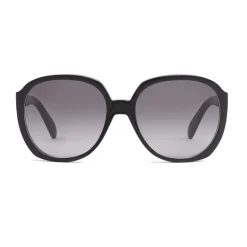 C\u00e9line Eyewear Céline - Round Sunglasses in Acetate - Black - Sunglasses - Céline Eyewear - Avvenice