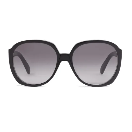 C\u00e9line Eyewear Céline - Round Sunglasses in Acetate - Black - Sunglasses - Céline Eyewear - Avvenice