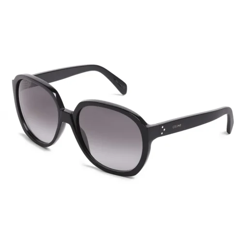 C\u00e9line Eyewear Céline - Round Sunglasses in Acetate - Black - Sunglasses - Céline Eyewear - Avvenice