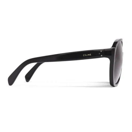 C\u00e9line Eyewear Céline - Round Sunglasses in Acetate - Black - Sunglasses - Céline Eyewear - Avvenice