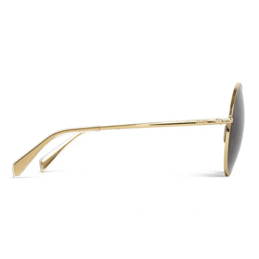 C\u00e9line Eyewear Céline - Round Sunglasses in Metal - Gold - Sunglasses - Céline Eyewear - Avvenice