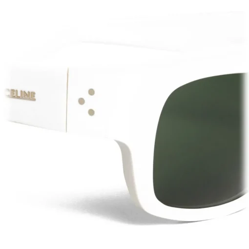 C\u00e9line Eyewear Céline - Square 05 Sunglasses in Acetate - White - Sunglasses - Céline Eyewear - Avvenice