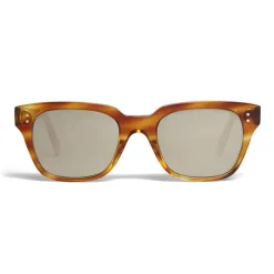 C\u00e9line Eyewear Céline - Square Sunglasses 04 in Acetate - Striped Havana - Sunglasses - Céline Eyewear - Avvenice