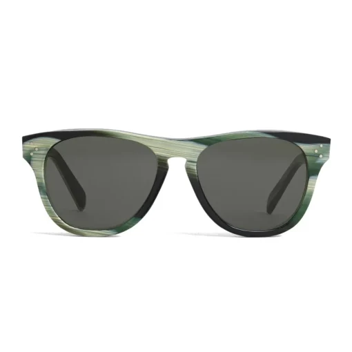 C\u00e9line Eyewear Céline - Square Sunglasses 12 in Acetate - Green Horn - Sunglasses - Céline Eyewear - Avvenice