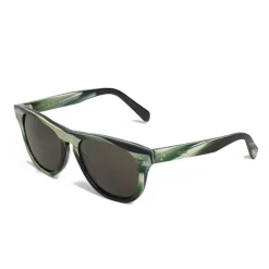 C\u00e9line Eyewear Céline - Square Sunglasses 12 in Acetate - Green Horn - Sunglasses - Céline Eyewear - Avvenice